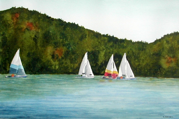 Click here to view sailboat race by sherman barnes