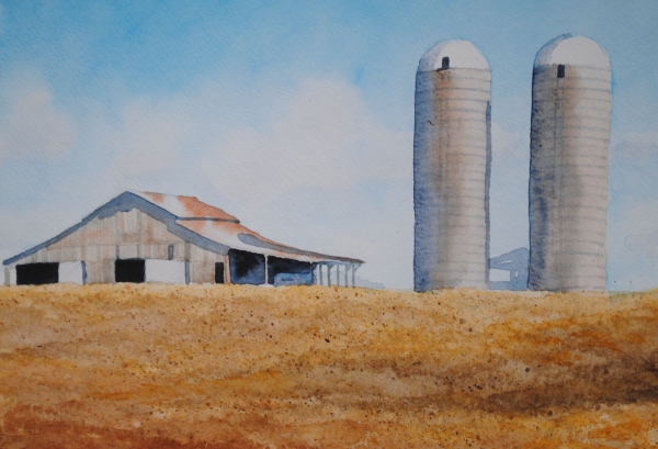 limestone co. barn/silos 2 by sherman barnes