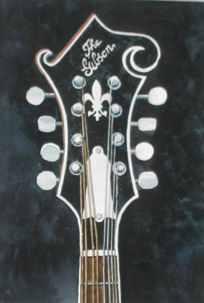 gibson mandolin headstock by sherman barnes