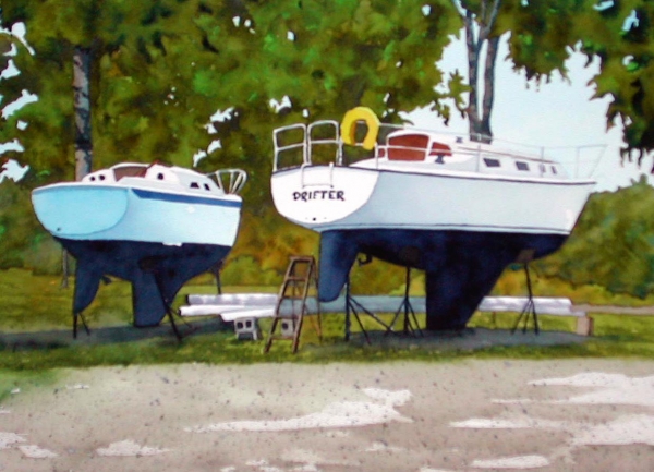 boat rack by sherman barnes