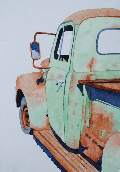 old truck by sherman barnes