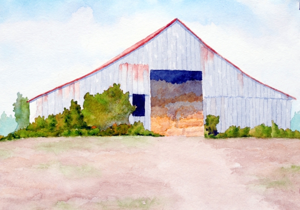 hay barn by sherman barnes